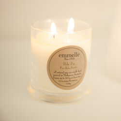 Natural soy wax candles from Emmelle ($29.95)