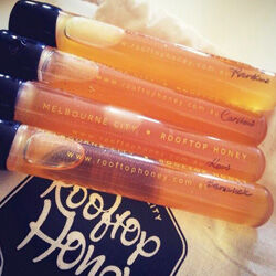 Honey test tubes from Melbourne Rooftop Honey ($5 each)
