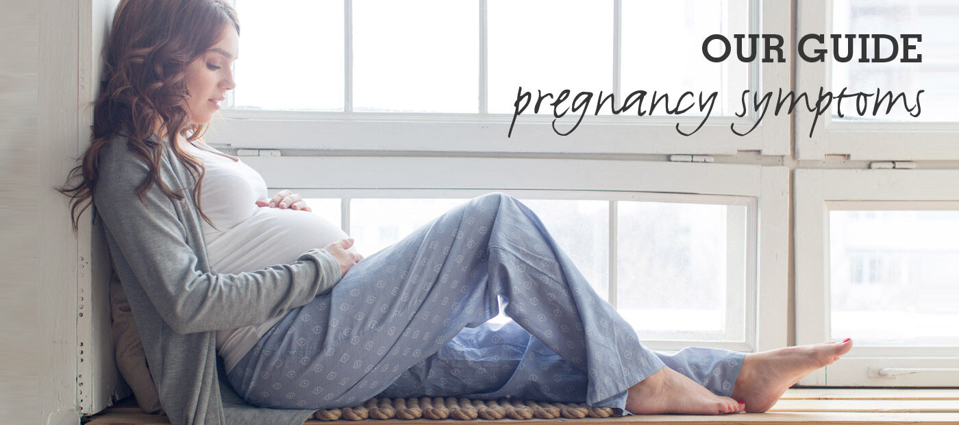 Pregnancy Symptoms Category banner