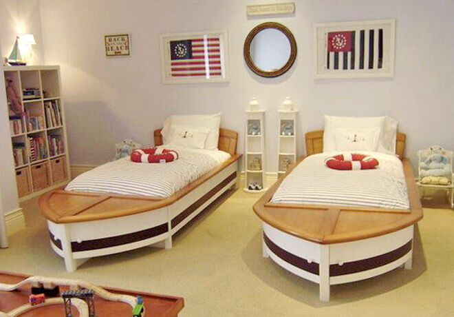 kids boat beds