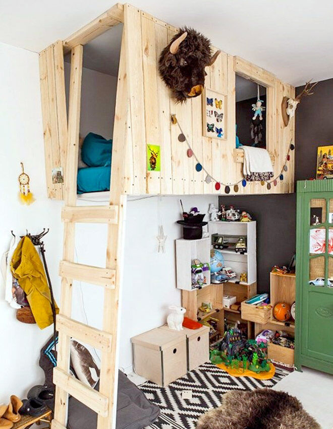 boys treehouse bed