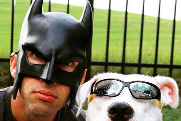 Instagram Batman dad superhero