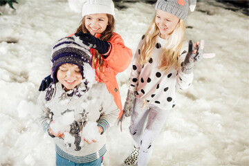 Snow is falling in Cranbourne