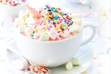 Unicorn hot chocolate