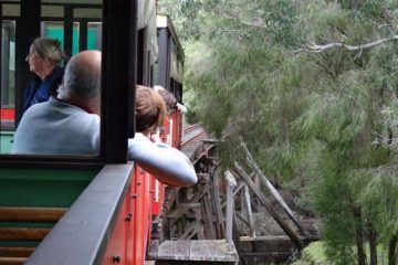 where to ride a train in WA