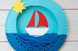 paper plate boat