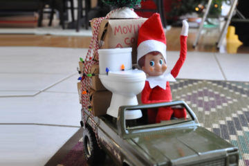 Moving elf on the shelf