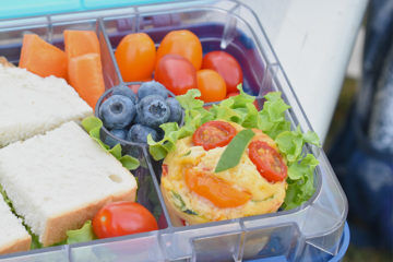 Lunchbox muffins in bento box
