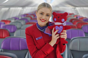 Virgin Australia recycles uniforms to make teddies