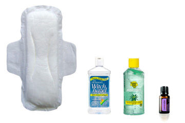 How to make a homemade postpartum pad