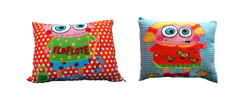 l’Epicerie des Bidules cushions from French Bazaar