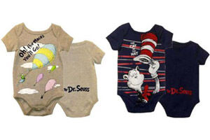 Dr Seuss oneies from Something Nice For Kids