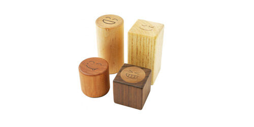 Soopsori wooden block rattles from Mudd Kids