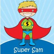 Bright Star Kids super hero canvas