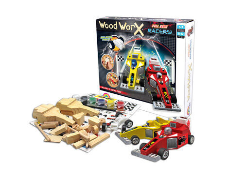 WoodWorx Pull Back Racers - DIY kit