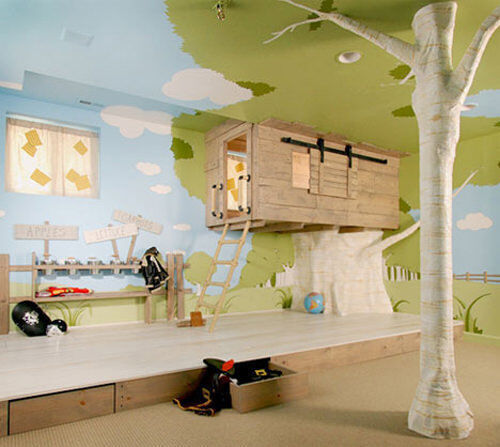 Inspiring playrooms - treehouse