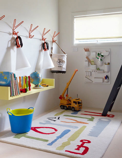 Inspiring playrooms - quirky storage ideas