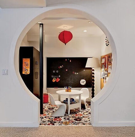 Inspiring playrooms - keyhole door