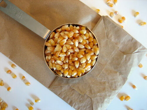 Clever idea: microwave your own popcorn in a plain paper bag