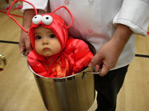 Kids' costumes: lobster