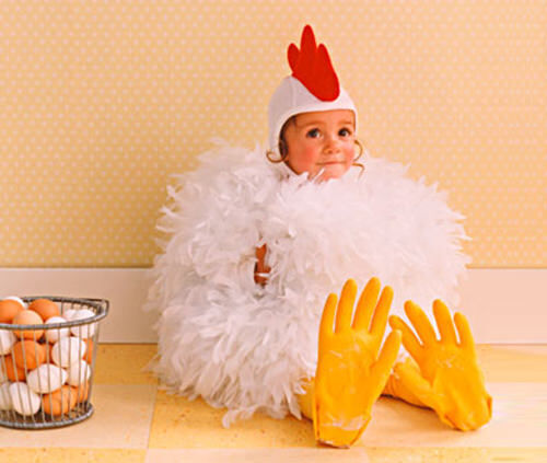 Kids' costumes: chicken