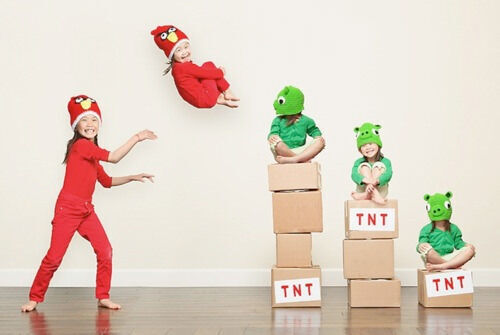 Kids' costumes: Angry Birds