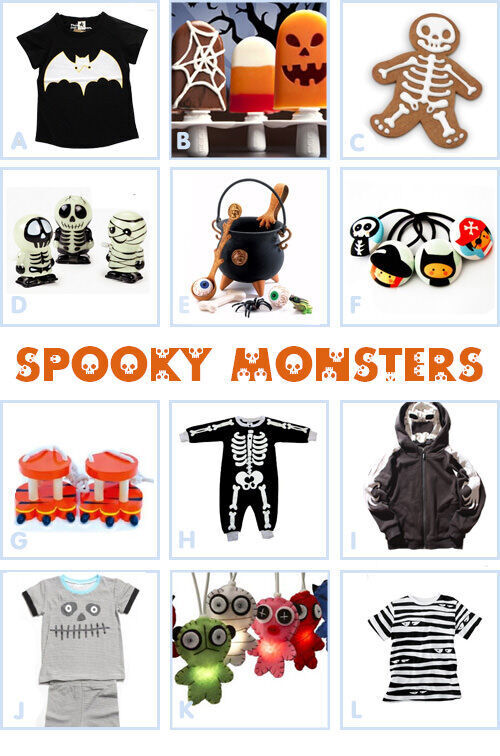 Halloween clothes, toys and accessories