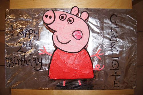 Peppa Pig cake by Leesa Hein