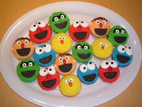 Sesame Street cupcakes by Jackie Floro