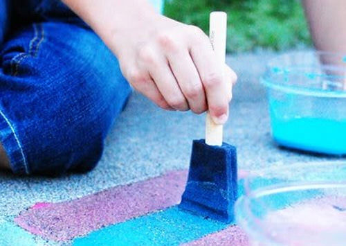 Make your own pavement paint