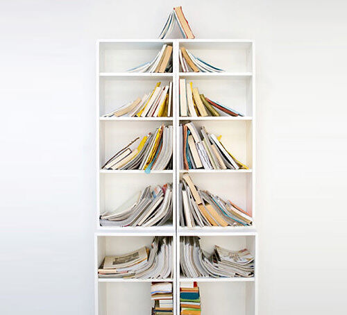 Christmas tree decor: book tree