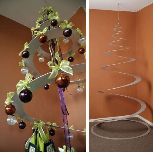 Christmas tree decor: spiral tree
