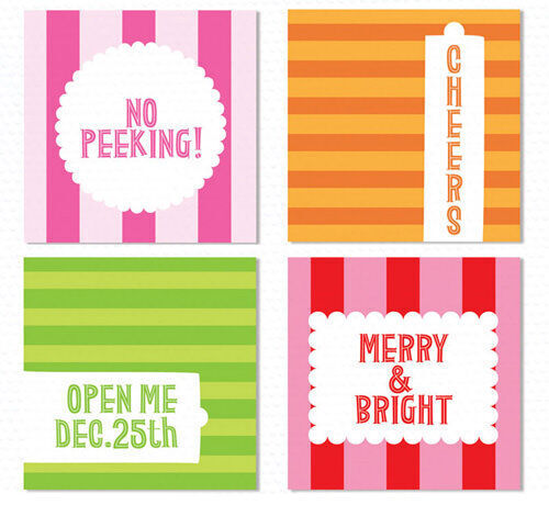 Design Editor free Christmas printable gift tags
