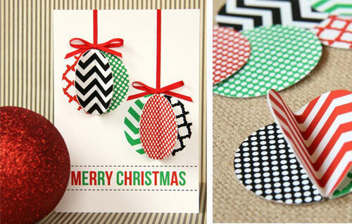 Christmas craft - ornament card