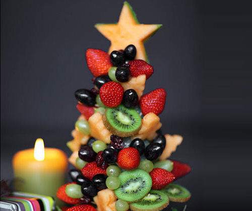 Fruit Christmas tree