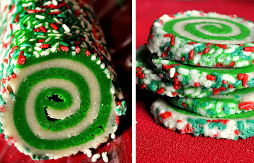 Chrsitmas swirl cookies