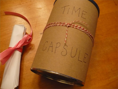 First day of school ideas: time capsule