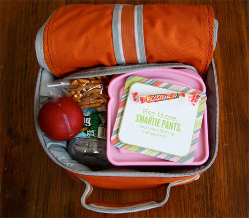 Back to school ideas: lunch box notes
