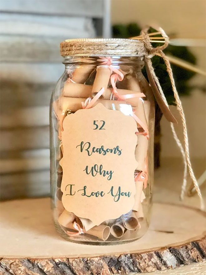 Thoughts in a jar for mum