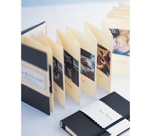 Photobook ideas: baby timeline