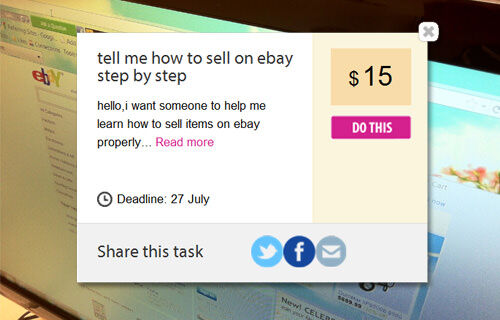 Airtasker: find someone to help you sell your stuff on eBay