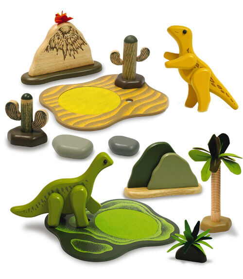 Dino Zone - wooden dinosaur play sets