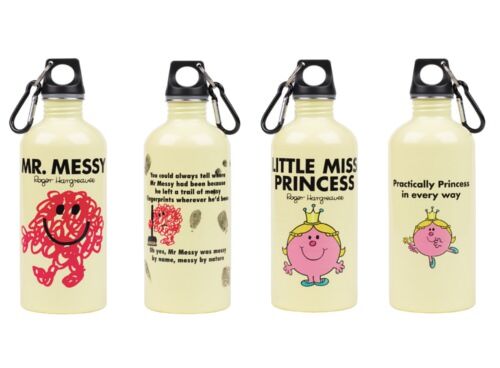 Mr Men water bottles - Mr Messy and Little Miss Princess