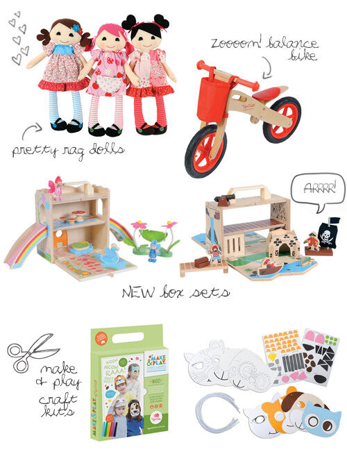 NEW Tiger Tribe toys, play sets and craft kits