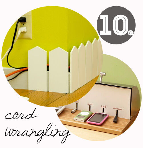 Decorating tips for renters: hiding cords