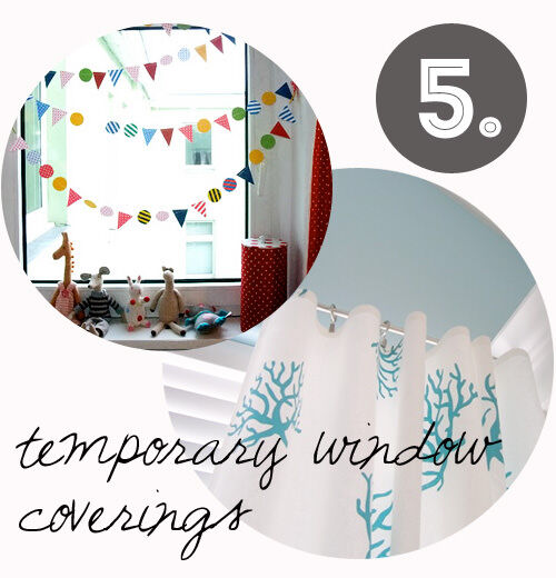 Decorating tips for renters: window coverings