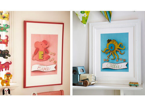 That Shoe On The Wall - personalised alphabet prints