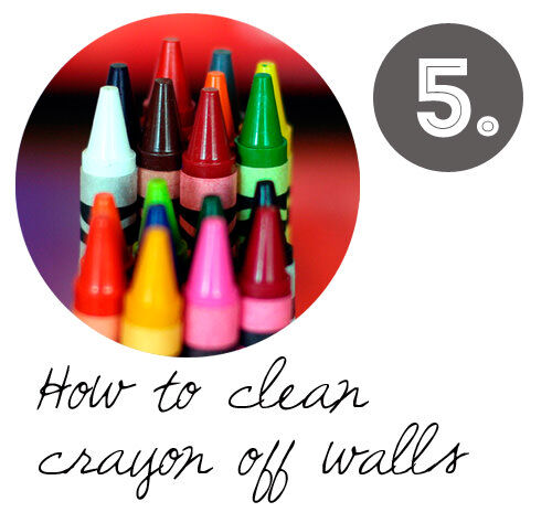 DIY cleaning tips: how to remove crayon from walls