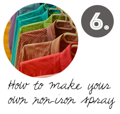 DIY cleaning tips: How to make your own non-iron wrinkle release spray