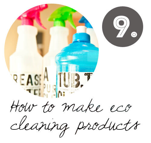 Make your own DIY eco cleaning products